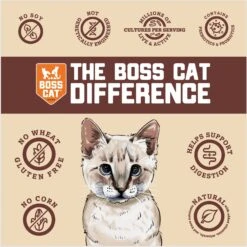 Boss Cat Complete & Balanced Raw Diet Turkey Recipe Freeze-Dried Cat Food, 9-oz Bag -PurePet Bites Shop 353144 PT4. AC SS1800 V1672342731