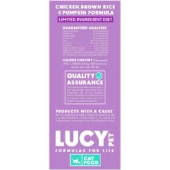 Lucy Pet Products Chicken, Brown Rice & Pumpkin Limited Ingredient Diet Cat Food 14 Lucy Pet Products Chicken, Brown Rice & Pumpkin Limited Ingredient Diet Cat Food -PurePet Bites Shop 353161 PT5. AC SS1800 V1641583594