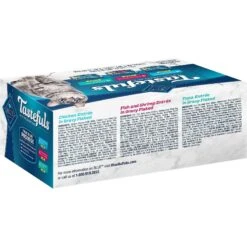 Blue Buffalo Tastefuls Tuna, Chicken, Fish & Shrimp Entrées Variety Pack Flaked Wet Cat Food & Blue Buffalo Wilderness Pate Variety Pack Duck, Chicken & Salmon Grain-Free Cat Canned Food -PurePet Bites Shop 353336 PT2. AC SS1800 V1639542992