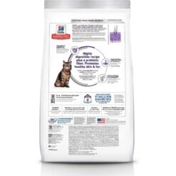 Hill's Science Diet Adult Sensitive Stomach & Sensitive Skin Chicken & Rice Recipe Dry Cat Food & Hill's Science Diet Adult Urinary Hairball Control Savory Chicken Entree Canned Cat Food -PurePet Bites Shop 353412 PT2. AC SS1800 V1639528348