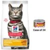 Hill's Science Diet Adult Urinary Hairball Control Dry Cat Food & Hill's Science Diet Adult Healthy Cuisine Roasted Chicken & Rice Medley Canned Cat Food -PurePet Bites Shop 353421 MAIN. AC SS1800 V1693256129