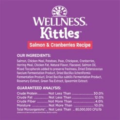 Wellness Healthy Indulgence Gravies Grain-Free Variety Pack Cat Food Pouches & Wellness Kittles Natural Grain-Free Salmon & Cranberries Crunchy Cat Treats -PurePet Bites Shop 353444 PT6. AC SS1800 V1639542394