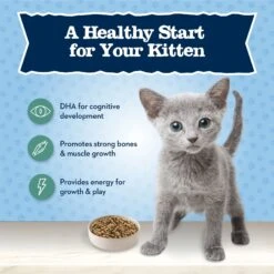 Blue Buffalo Baby Blue Healthy Growth Formula Grain-Free High Protein Chicken & Pea Recipe Kitten Dry Food -PurePet Bites Shop 354158 PT3. AC SS1800 V1641339702