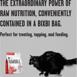 BIXBI RAWBBLE Beef Recipe Grain-Free Freeze-Dried Cat Food -PurePet Bites Shop 355132 PT3. AC SS1800 V1668735701