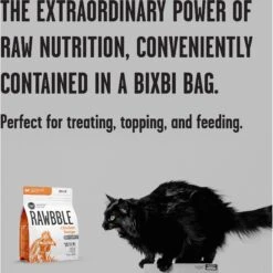 BIXBI RAWBBLE Chicken Recipe Grain-Free Freeze-Dried Cat Food -PurePet Bites Shop 355136 PT3. AC SS1800 V1668731385