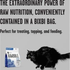BIXBI RAWBBLE Turkey Recipe Grain-Free Freeze-Dried Cat Food -PurePet Bites Shop 355138 PT3. AC SS1800 V1668730884