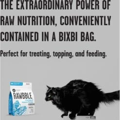 BIXBI RAWBBLE Chicken & Salmon Recipe Grain-Free Freeze-Dried Cat Food -PurePet Bites Shop 355142 PT3. AC SS1800 V1668732676