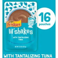 Friskies Lil' Shakes Tantalizing Tuna Cat Food -PurePet Bites Shop 356301 PT1. AC SS1800 V1640287896
