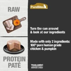 PureBites Cat Pates Chicken & Pumpkin Food Topping -PurePet Bites Shop 356466 PT2. AC SS1800 V1677859646