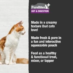PureBites Plus Squeezables- Gut & Digestion Cat Food Toppings -PurePet Bites Shop 356478 PT3. AC SS1800 V1678120161