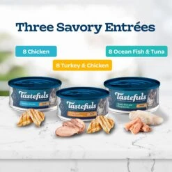 Blue Buffalo Tastefuls Chicken & Pate Cat Food, 5.5-oz Can, 24 Count -PurePet Bites Shop 357151 PT2. AC SS1800 V1641338219