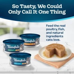 Blue Buffalo Tastefuls Chicken & Pate Cat Food, 5.5-oz Can, 24 Count -PurePet Bites Shop 357151 PT3. AC SS1800 V1641337042