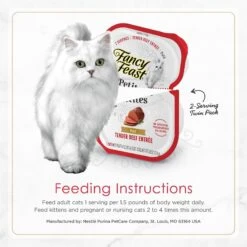Fancy Feast Gourmet Pate Petites Tender Beef Entree Wet Cat Food 17 Fancy Feast Gourmet Pate Petites Tender Beef Entree Wet Cat Food -PurePet Bites Shop 358573 PT7. AC SS1800 V1649699496