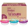 Friskies Lil' Soups Salmon, Tuna, & Shrimp Variety Pack Grain-Free Bits In Broth Wet Lickable Cat Food Topper -PurePet Bites Shop 363333 MAIN. AC SS1800 V1700160381
