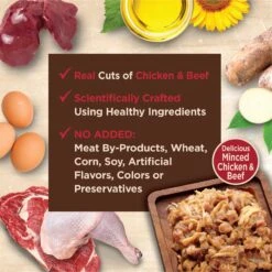 Wellness Tiny Tasters Chicken & Beef Grain-Free Minced Wet Cat Food, 1.75-oz Pouch, Case Of 12 15 Wellness Tiny Tasters Chicken & Beef Grain-Free Minced Wet Cat Food, 1.75-oz Pouch, Case Of 12 -PurePet Bites Shop 363907 PT4. AC SS1800 V1695828645