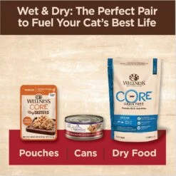 Wellness Tiny Tasters Chicken & Beef Grain-Free Minced Wet Cat Food, 1.75-oz Pouch, Case Of 12 16 Wellness Tiny Tasters Chicken & Beef Grain-Free Minced Wet Cat Food, 1.75-oz Pouch, Case Of 12 -PurePet Bites Shop 363907 PT5. AC SS1800 V1695832230
