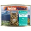 Feline Natural Beef & Hoki Feast Grain-Free Canned Cat Food -PurePet Bites Shop 363946 MAIN. AC SS1800 V1643680634