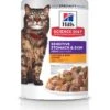 Hill's Science Diet Adult Sensitive Stomach & Sensitive Skin Chicken & Beef Canned Cat Food, 2.8-oz Pouch, Case Of 24 -PurePet Bites Shop 364089 MAIN. AC SS1800 V1643906824