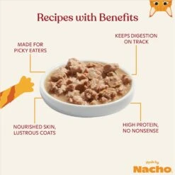 Made By Nacho Cage Free Chicken Recipe Cuts In Gravy With Bone Broth Wet Cat Food -PurePet Bites Shop 369916 PT3. AC SS1800 V1696601300