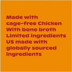 Made By Nacho Cage Free Shredded Chicken Recipe With Homestyle Bone Broth Grain-Free Wet Cat Food -PurePet Bites Shop 369937 PT4. AC SS1800 V1648744647