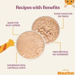 Made By Nacho Minced Recipes With Bone Broth Variety Pack Wet Cat Food -PurePet Bites Shop 369957 PT3. AC SS1800 V1699026344