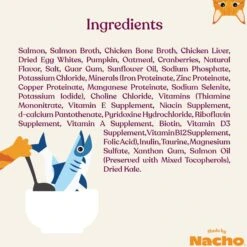 Made By Nacho Sustainably Caught Salmon Recipe Cuts In Gravy With Bone Broth Wet Cat Food -PurePet Bites Shop 369963 PT6. AC SS1800 V1699025547