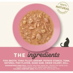 Applaws Tuna Flakes With Shrimp In Gravy Wet Cat Food, 2.12-oz, Case Of 18 -PurePet Bites Shop 373473 PT2. AC SS1800 V1658228362