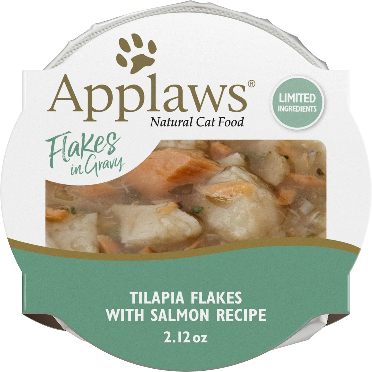 Applaws Grilled Tilapia Flakes With Sockeye Salmon In Gravy Wet Cat Food, 2.12-oz, Case Of 18 3 Applaws Grilled Tilapia Flakes With Sockeye Salmon In Gravy Wet Cat Food, 2.12-oz, Case Of 18