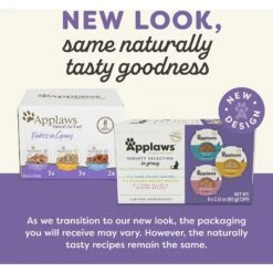 Applaws Gravy Variety Pack Wet Cat Food, 2.12-oz, Case Of 8 -PurePet Bites Shop 373479 PT1. AC SS1800 V1649488282