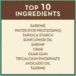 AvoDerm Natural Grain-Free Sardine, Shrimp & Crab Meat Entree In Gravy Canned Cat Food -PurePet Bites Shop 46683 PT3. AC SS1800 V1602292862