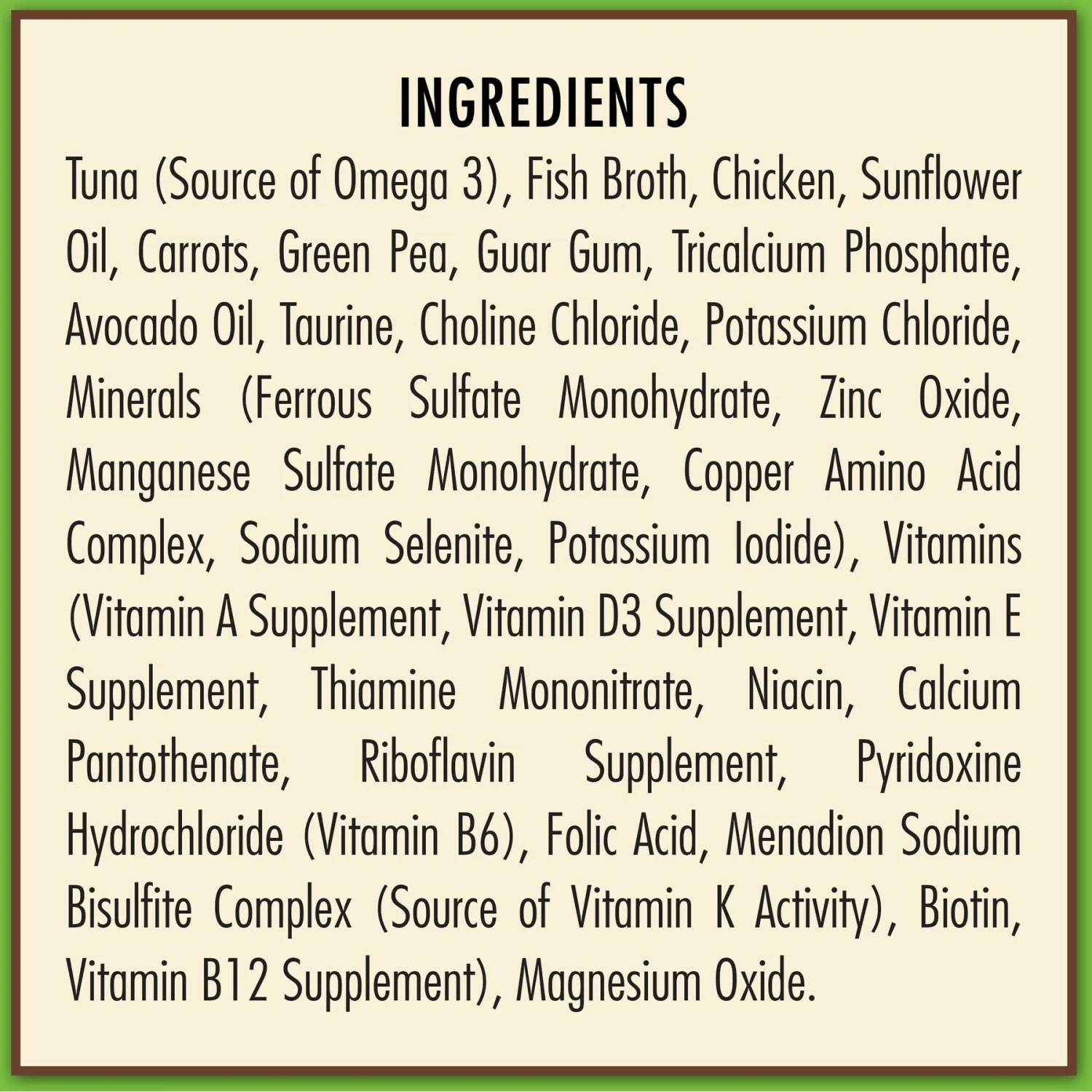 AvoDerm Natural Grain-Free Tuna & Chicken Entree With Vegetables Canned Cat Food 6 AvoDerm Natural Grain-Free Tuna & Chicken Entree With Vegetables Canned Cat Food - Image 4