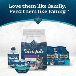 Blue Buffalo Tastefuls Active Natural Chicken Adult Dry Cat Food -PurePet Bites Shop 46866 PT8. AC SS1800 V1694181749