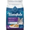 Blue Buffalo Tastefuls Natural Chicken Adult 7+ Dry Cat Food -PurePet Bites Shop 46910 MAIN. AC SS1800 V1692637614