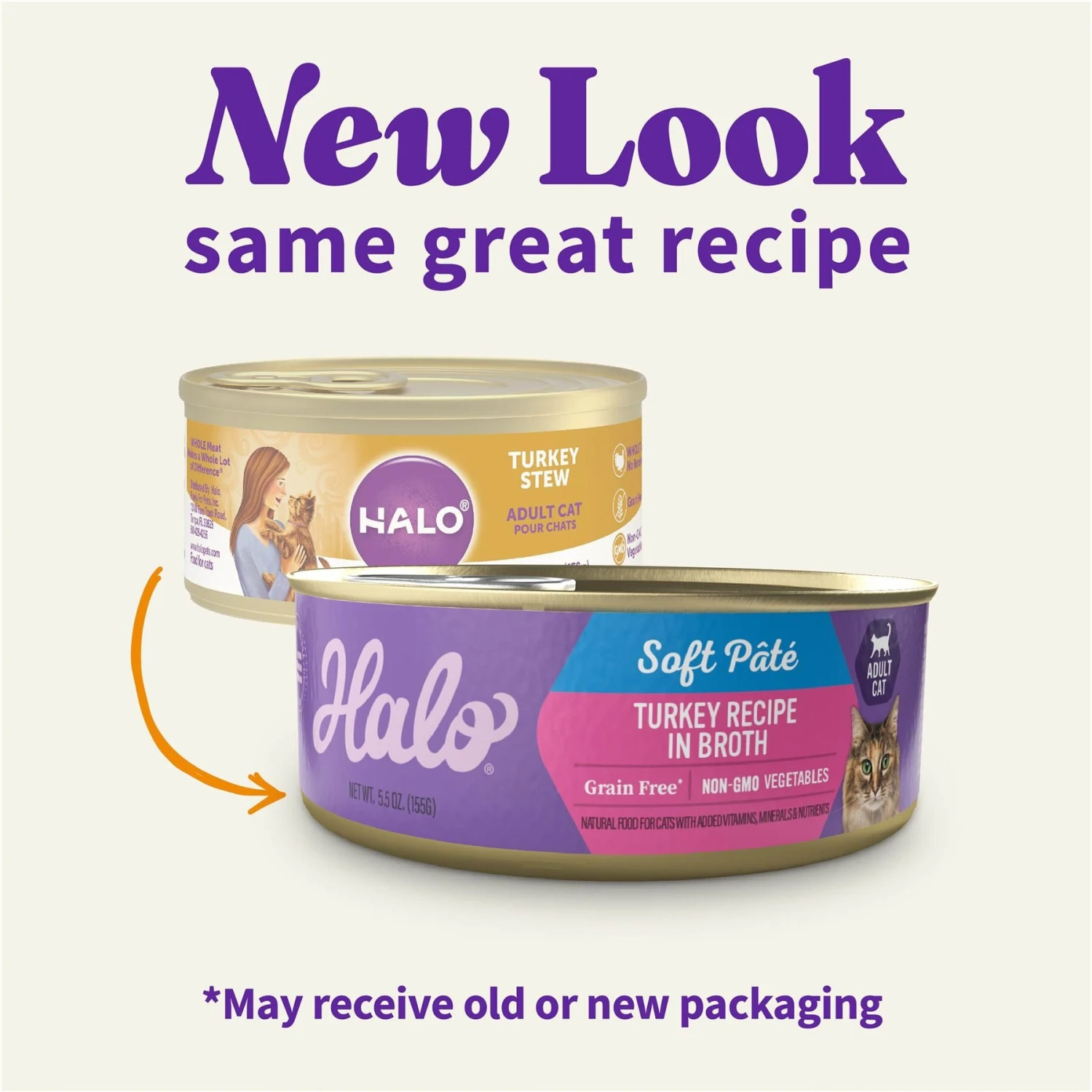 Halo Adult Grain-Free Turkey Recipe In Broth Soft Pate Wet Cat Food 4 Halo Adult Grain-Free Turkey Recipe In Broth Soft Pate Wet Cat Food - Image 2