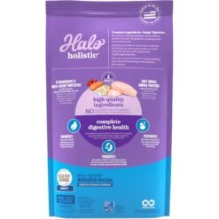 Halo Holistic Wild-Caught Whitefish Recipe Sensitive Stomach Support Adult Dry Cat Food -PurePet Bites Shop 47592 PT2. AC SS1800 V1672856815