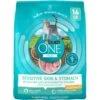 Purina ONE +Plus Sensitive Skin & Stomach Natural Adult Dry Cat Food -PurePet Bites Shop 48649 MAIN. AC SS1800 V1677511473