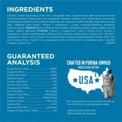 Purina ONE Indoor Advantage Senior 7+ High Protein Natural Dry Cat Food -PurePet Bites Shop 48658 PT4. AC SS1800 V1674762828