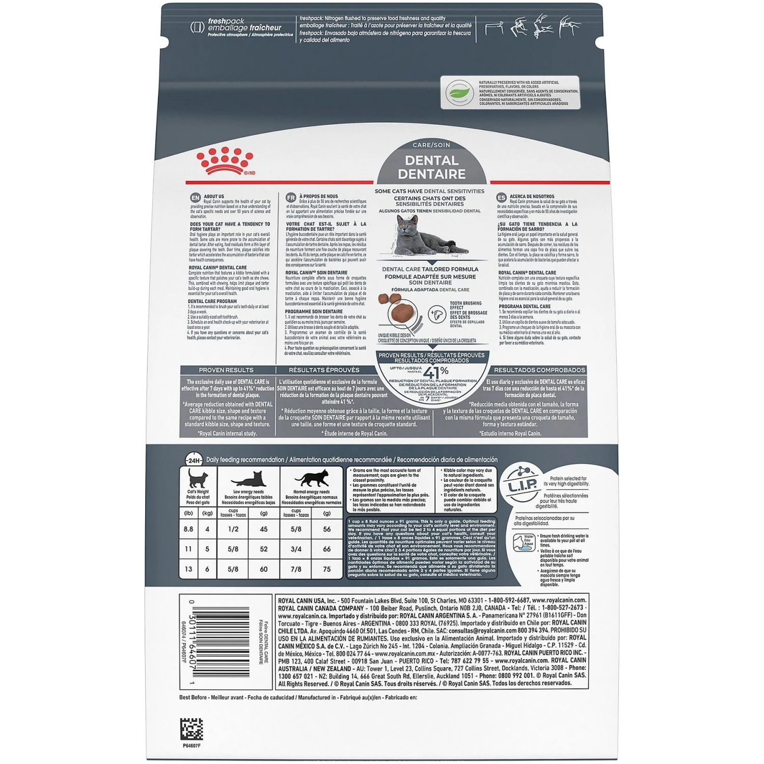 Royal Canin Feline Care Nutrition Dental Care Dry Cat Food 5 Royal Canin Feline Care Nutrition Dental Care Dry Cat Food - Image 3