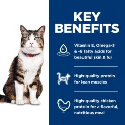 Hill's Science Diet Adult Hairball Control Chicken Recipe Dry Cat Food -PurePet Bites Shop 48859 PT5. AC SS1800 V1598152266