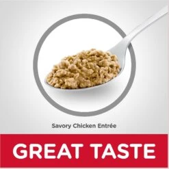 Hill's Science Diet Adult 7+ Savory Chicken Entree Canned Cat Food -PurePet Bites Shop 48943 PT5. AC SS1800 V1598146584