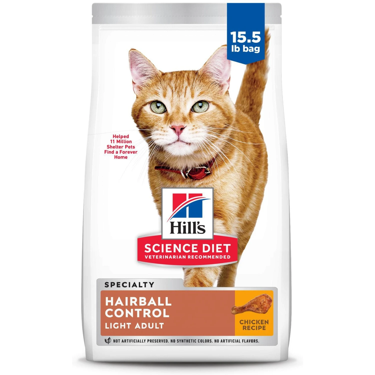 Hill's Science Diet Adult Hairball Control Light Dry Cat Food 3 Hill's Science Diet Adult Hairball Control Light Dry Cat Food