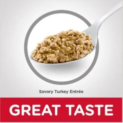 Hill's Science Diet Adult Savory Turkey Entree Canned Cat Food 16 Hill's Science Diet Adult Savory Turkey Entree Canned Cat Food -PurePet Bites Shop 48968 PT5. AC SS1800 V1598154096