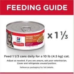 Hill's Science Diet Adult Savory Turkey Entree Canned Cat Food 18 Hill's Science Diet Adult Savory Turkey Entree Canned Cat Food -PurePet Bites Shop 48968 PT7. AC SS1800 V1598149263