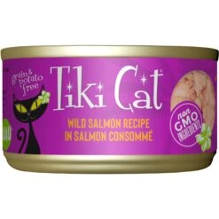 Tiki Cat Luau Wild Salmon In Salmon Consomme Grain-Free Canned Cat Food