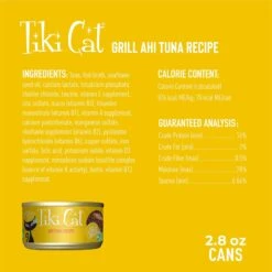 Tiki Cat Grill Ahi Tuna Grain-Free Canned Cat Food -PurePet Bites Shop 49113 PT2. AC SS1800 V1703699796