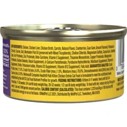 Wellness Complete Health Kitten Chicken Entree Recipe Natural Canned Cat Food -PurePet Bites Shop 49274 PT1. AC SS1800 V1690904775