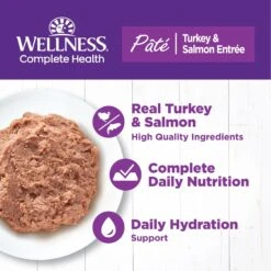 Wellness Complete Health Turkey & Salmon Formula Grain-Free Natural Canned Cat Food 11 Wellness Complete Health Turkey & Salmon Formula Grain-Free Natural Canned Cat Food -PurePet Bites Shop 49282 PT2. AC SS1800 V1666652171