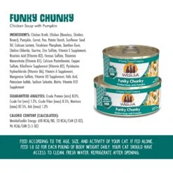 Weruva Funky Chunky Chicken Soup With Pumpkin Grain-Free Canned Cat Food -PurePet Bites Shop 49297 PT3. AC SS1800 V1643064682