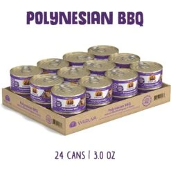 Weruva Polynesian BBQ With Grilled Red Bigeye Grain-Free Canned Cat Food -PurePet Bites Shop 49323 PT1. AC SS1800 V1643066806