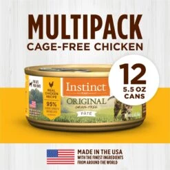 Instinct Original Grain-Free Pate Real Chicken Recipe Wet Canned Cat Food -PurePet Bites Shop 49550 PT5. AC SS1800 V1682018338